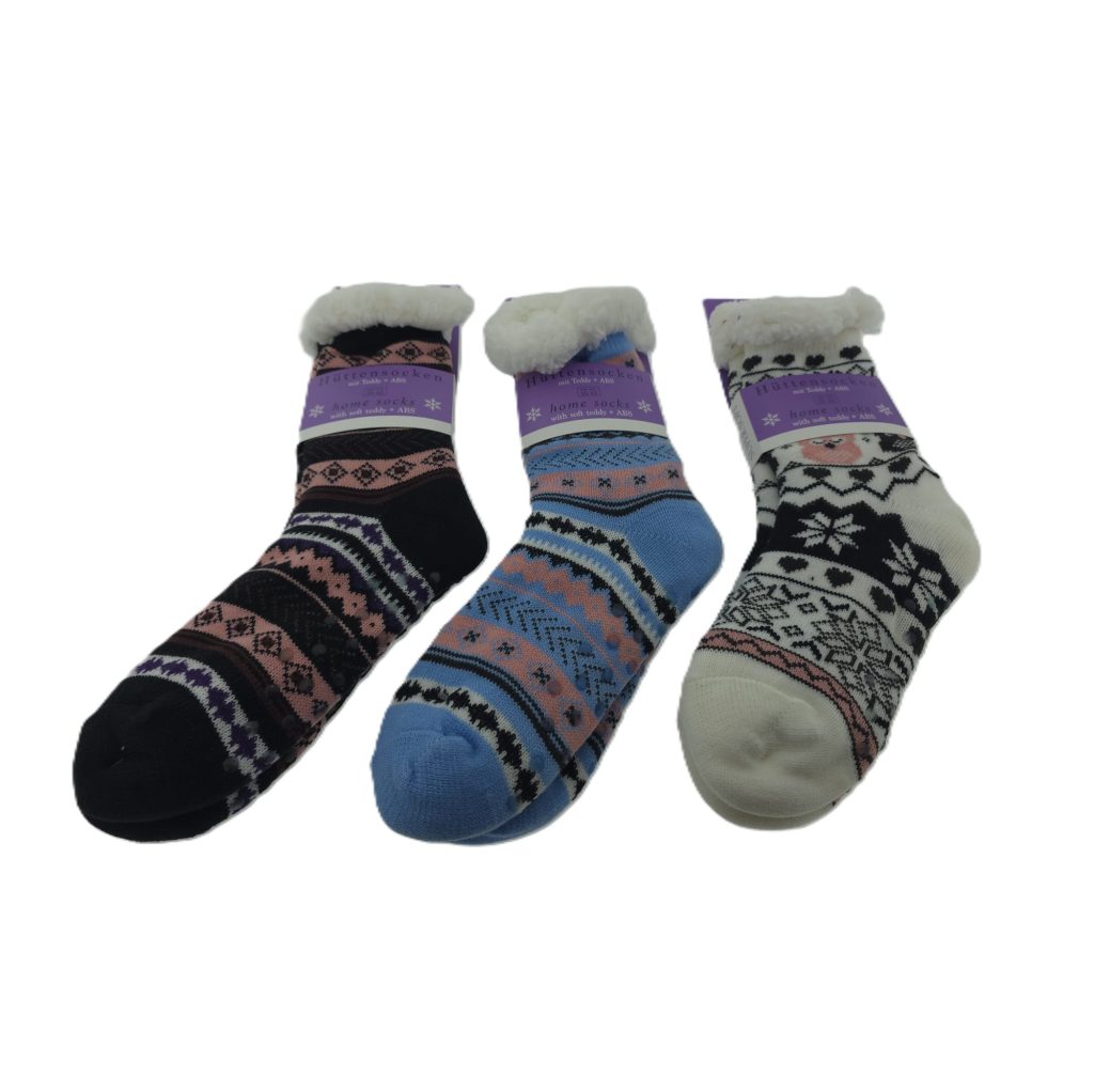 Home Sock - size 35-42 - 9 assorti VB