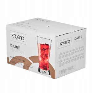KROSNO Highball glass X-Line 300ml s/6