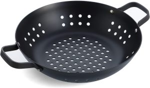 Merten & Storck Wokpan BBQ - 30cm - Black